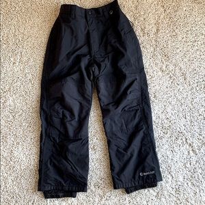 Youth Black Dot ski snow pants